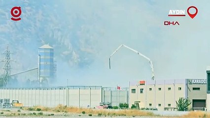 Aydın'da günlerdir süren fabrika yangını kontrol altına alındı!