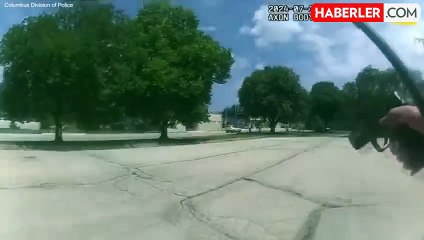 Cumhuriyetçi Ulusal Konvansiyonu yakınında bıçaklı şüphelinin polis tarafından öldürüldüğü anlara ait görüntüler yayınlandı