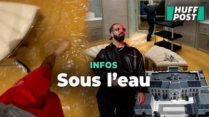 Tải video: La maison de Drake inondée après des pluies torrentielles à Toronto