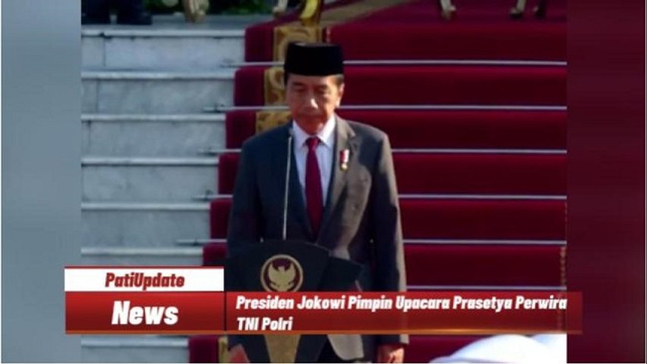 Diikuti 906 Capaja, Jokowi Pimpin Upacara Prasetya Perwira TNI dan Polri di Istana