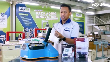 TEST PERFORMA MESIN PEMBUAT KANTONG GELEMBUNG-WAXLER AIR CUSHION MACHINE CY-04