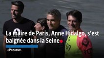 La maire de Paris, Anne Hidalgo, s’est baignée dans la Seine à neuf jours du coup d'envoi des JO