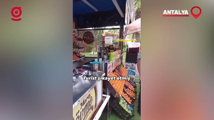 Antalya'da turiste 1200 TL'ye nar suyu sattı!