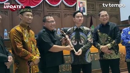 Paripurna Solo Sepakati Pengunduran Diri Gibran Sebagai Wali Kota