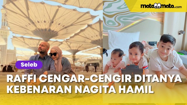 Terlanjur Dibongkar Rafathar, Raffi Ahmad Cengar-cengir Ditanya Kebenaran Nagita Slavina Hamil Anak ke-3
