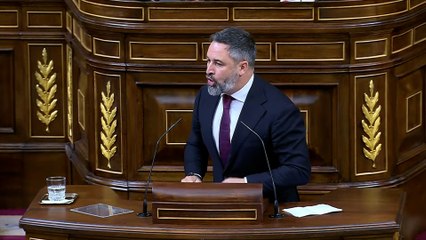 Santiago Abascal: "Señor Feijóo, no es ético ni estético llegar a acuerdos con el PSOE."