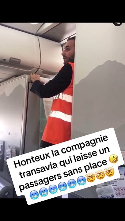 "Il y a un passager en trop" : quand la compagnie Transavia laisse un passager... sans siège ?