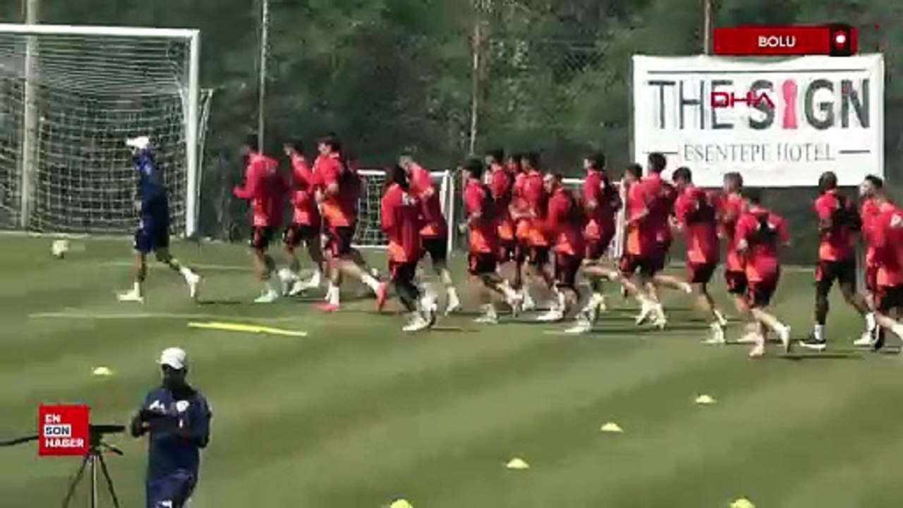 Bolu'da Gaziantep FK, sabah antrenmanında