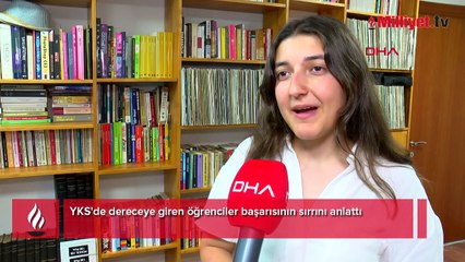 YKS'de geçen yıl 2 bin 600'üncü oldu, bu yıl ise birinci! İşte başarısının sırrı