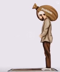 Muslims pray and get rid of all difficulties