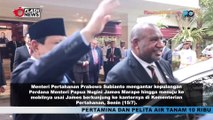 Momen Hangat Prabowo Antar Pulang PM Papua Nugini Usai Dikunjungi ke Kemhan