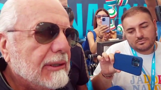 De Laurentiis a Dimaro: Soddisfatto per questa partenza? È ancora presto