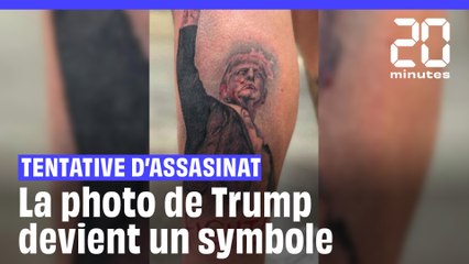 Tatouage et T-shirts, la photo de Trump devient le nouveau symbole de ses partisans #shorts