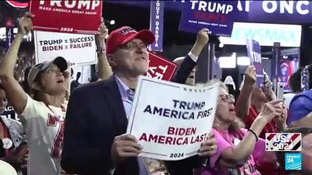 2024 Republican National Convention: Trump lauded by former rivals Haley, DeSantis in show of unity