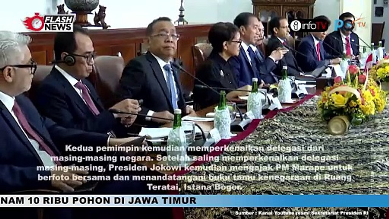 PRESIDEN JOKOWI TERIMA KUNJUNGAN PM PAPUA NUGINI DI ISTANA BOGOR BAHAS KERJA SAMA BILATERAL DAN KAWASAN PASIFIK