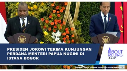 INI YANG DIBAHAS JOKOWI DENGAN PERDANA MENTERI PAPUA NUGINI