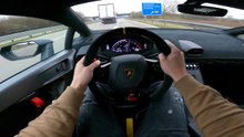 POV Lamborghini Huracan  STO, 8.000rpm