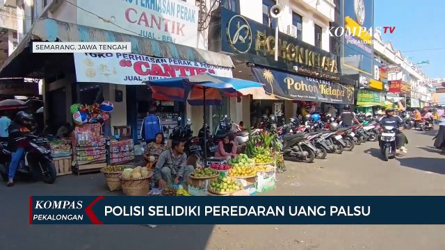 Terciduk! Pelaku Edarkan Uang Palsu di Pasar Salatiga, Beli Jeruk Pakai Duit Palsu