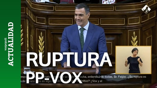 Sánchez ironiza sobre la ruptura de PP y Vox: ¿Es una riña de verano o es definitivo?