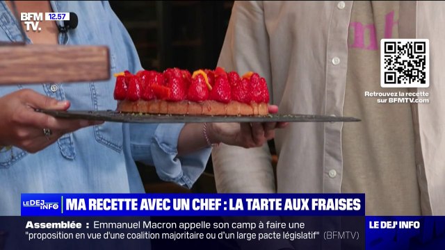 Recette de l'été avec un chef: la tarte aux fraises