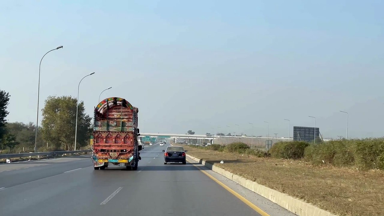 Going To Hassan Abdal - M2 Motorway Drive