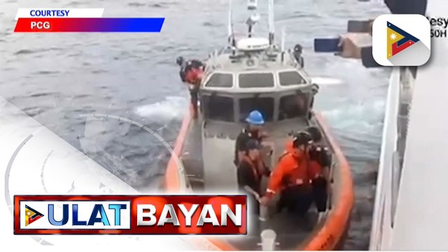Pilipinas at U.S. Coast Guard, nagsagawa ng joint passing exercise sa bahagi ng karagatang sakop ng Lubang Island sa Mindoro