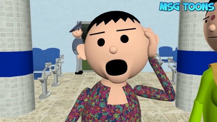 BANK BAKAITI MSG TOONS Comedy Funny Video