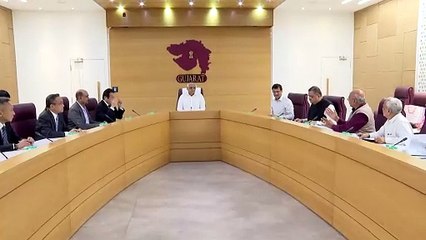 JAPAN DELEGATION MEET GUJARAT CHIEF MINISTER BHUPENDRA PATEL IN GNDHINAGAR