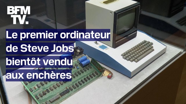 Le premier ordinateur Apple de Steve Jobs datant de 1976 sera vendu aux enchères à New York en août