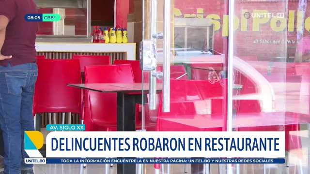 Delincuentes robaron en un negocio de comida y se llevaron dinero, electrodomésticos y otros objetos