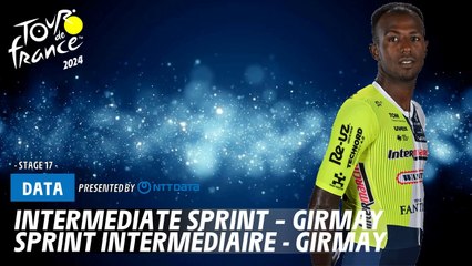 Intermediate sprint - Girmay  - Tour de France 2024