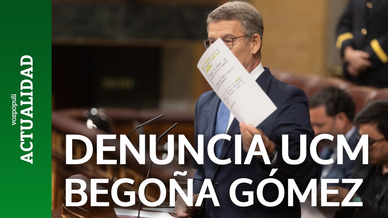 Feijóo saca un documento de la UCM contra Begoña Gómez y pide a Sánchez su "tercera y última carta"