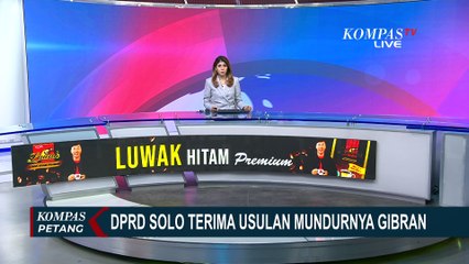 Momen Gibran Bacakan Surat Pengunduran Dirinya dari Jabatan Wali Kota Solo