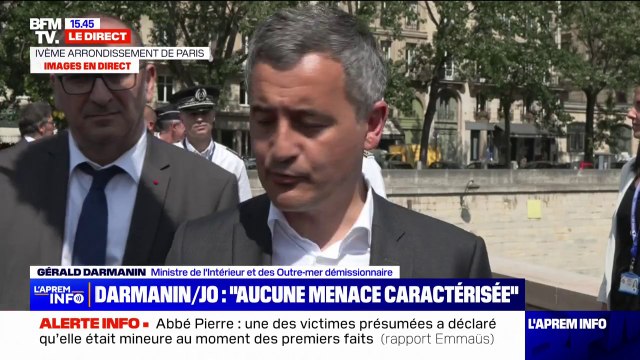 JO: Nous avons 45.000 policiers et gendarmes à Paris , annonce Gérald Darmanin