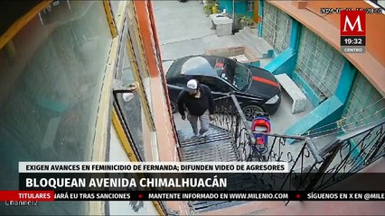 Bloqueo en avenida Chimalhuacán para exigir justicia por el feminicidio de Fernanda Salomé