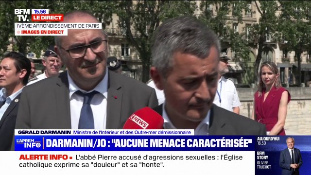 JO/néonazi interpellé: Il y avait une volonté d'intervenir pendant une étape, manifestement, du relais de la flamme , explique Gérald Darmanin