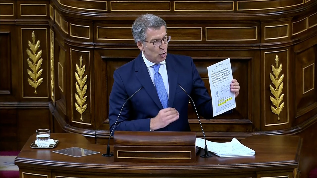 Feijóo, tras conocer que la Complutense pide investigar a Begoña Gómez: "Señor Sánchez, redacte la tercera y definitiva carta y váyase"