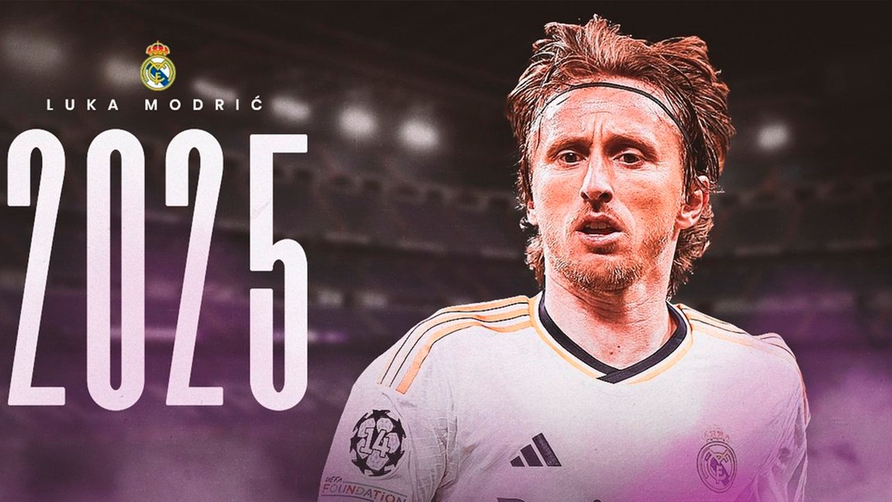 Modric acordó con el Real Madrid renovar una vez más su contrato hasta el 30 de junio de 2025