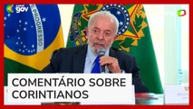 Lula condena violência contra mulher, mas completa: 'Se o cara é corinthiano, tudo bem'