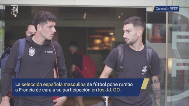 La selección olímpica pone rumbo a Francia
