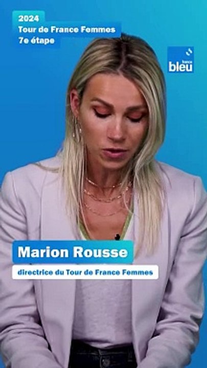 Tour de France Femmes : la 7e étape avec avec Marion Rousse