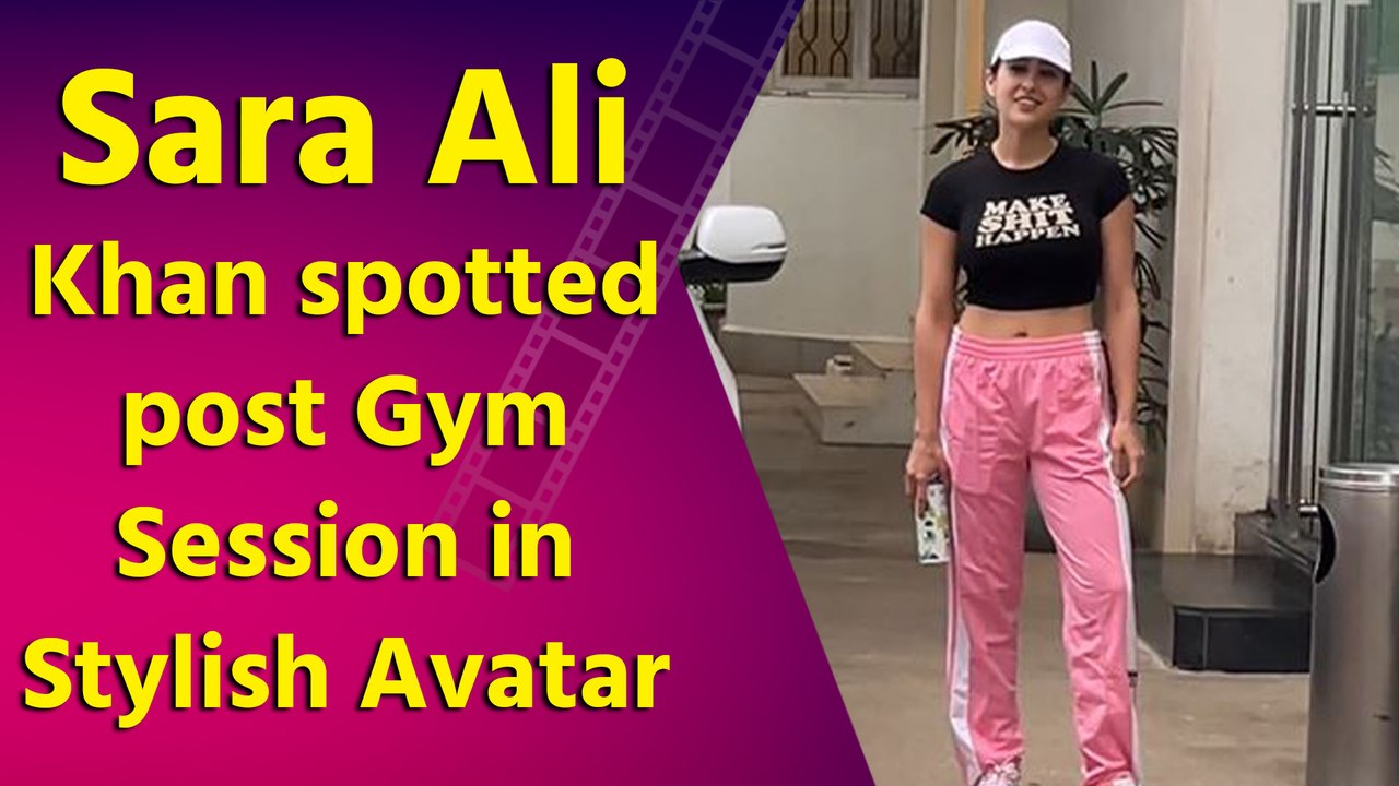 Sara Ali Khan spotted post Gym Session in Stylish Avatar
