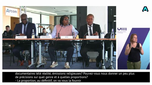 Attribution des fréquences de la télévision numérique terrestre (TNT) : audition du projet OPTV