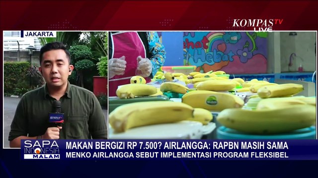 Wacana Makan Bergizi Jadi 7.500 Rupiah, Menko Perekonomian Airlangga: RAPBN Masih Sama