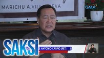 Paghahain ng panibagong arbitration case vs China, napapanahon na --- Ret. SC Senior Associate Justice Carpio | Saksi