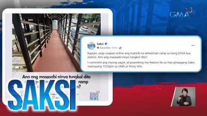 Bagong rampa ng EDSA-busway, masyado bang matarik at delikado? | Saksi