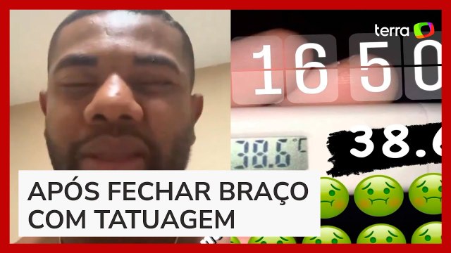 Davi Brito mostra termômetro para alegar estar doente, mas internautas apontam que foto é do Google