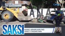 5 sugatan nang araruhin ng payloader ang 5 sasakyan | Saksi