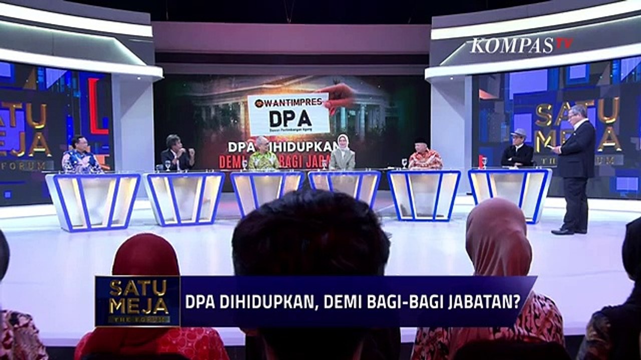 Cerita Margarito Kamis Soal Perubahan Wantimpres Menjadi Dewan Pertimbangan Agung | SATU MEJA