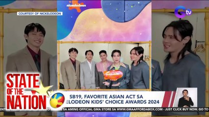 SB19, Favorite Asian Act sa Nickelodeon Kids’ Choice Awards 2024 | SONA